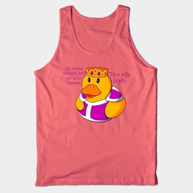 Rubber Duck King Tank Top by Alisha Ober Designs